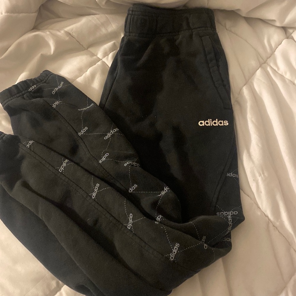 black adidas sweatpants